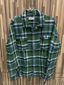 Green Plaid Flannel Shirt