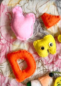 Handmade Decorative Set - Cute Alphabet &amp; Animals