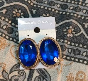 Royal Blue Gemstone Earrings