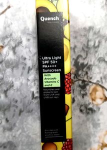 Quench Spf 50++++ Sunscreen