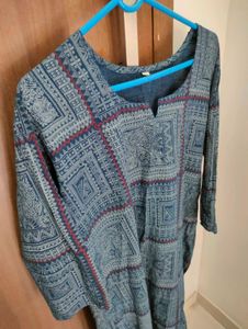 Printed Blue Kurta💙