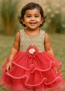 Adorable Girls' Party Dresses - Set of 2