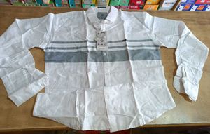 SSD White Striped Shirt - XL