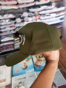 Olive Green, Buckle Strap, BOY Cap (Adjustable)