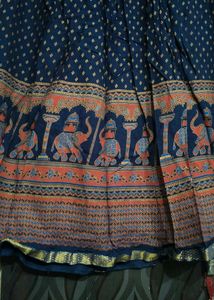 Ethnic Print Long Skirt
