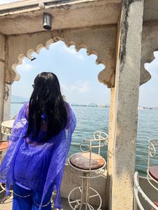 Gorgeous Blue Indian Outfit