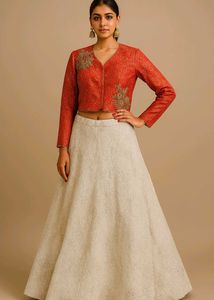 Elegant Embroidered Lehenga Choli Set