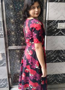 Floral Print Midi Dress