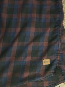 Big Checkered Black &amp; Red Full Sleeved Shirt
