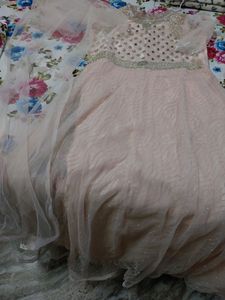Baby Pink Colour Party Wear  Gawn