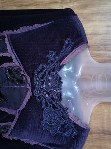 Vintage Velvet Corset style Top