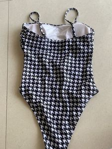 Black And White Swimsuit