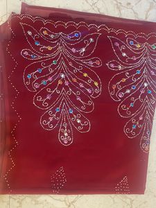 Saree With Work Good Condition