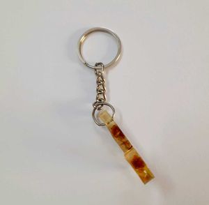 J Initial Keychain