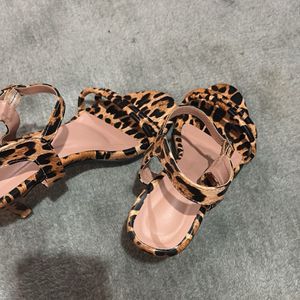 Leopard Print Sandals