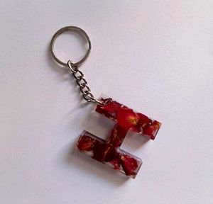 Real Rose Preserved Keychain