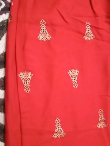 Red Colour Palazzo