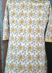 Floral Print Kurta