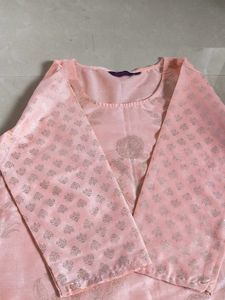 Elegant Peach Kurta