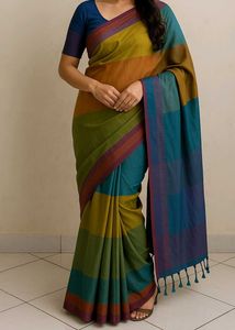 Beautiful Multicolour Saree