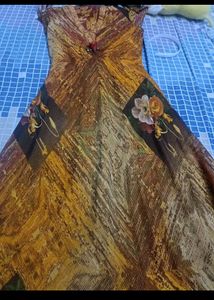 Beautiful Multicolour One Piece/ Kurti In L Size