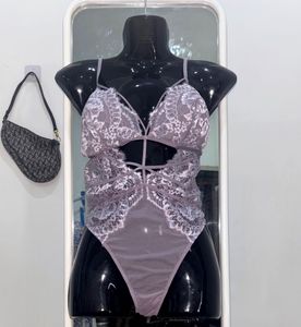 Lavender Lace Bodysuit