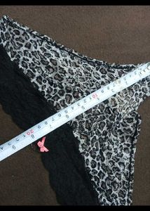 Animal Print Lace Thong 🖤