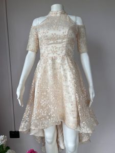 Luxe Floral Lace Short Gown