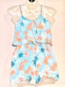 🎄Buy 1, Get 1 Free🎁Size S/ M Floral Print Romper