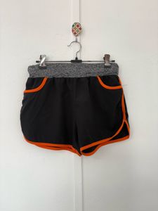 Black &amp; Orange Shorts