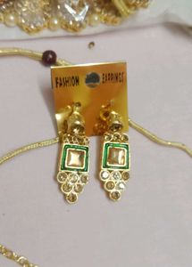 Gold Plated Indian Jewelry Set