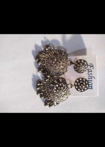 Oxidised Silver Earrings