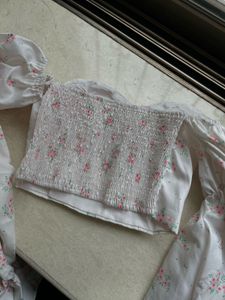 White Off Shoulder Top