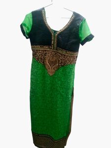 A Viscose Lace Design Suit For Part Wear