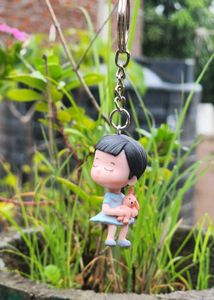 Cute Girl Keychain (Small Size)
