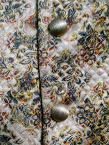 Floral Print Ethnic Jacket