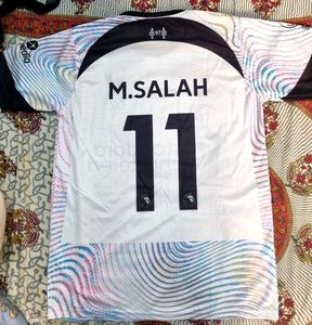 M. Salah Liverpool FC Standard Chartered Jersey