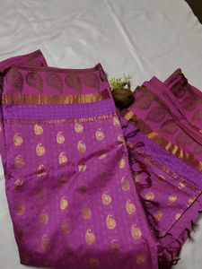 Elegant Purple Saree
