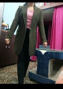Elegant Olive Coat
