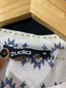 Zudio Women White Printed Top