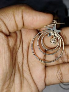 Star &amp; Circle Drop Earrings