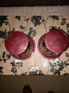 New  Pair of Plastic Flower Pots( 8 inch)