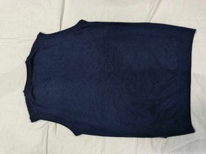 Van Heusen Navy Blue Sweater Vest