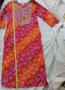 Embroidered Jaipuri Kurta
