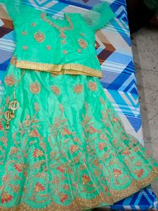 This Is So Beautiful Lhenga Choli With Dupatta .