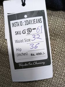 G@61 Size-32 (Sale) Latest Ladies high waist Jeans