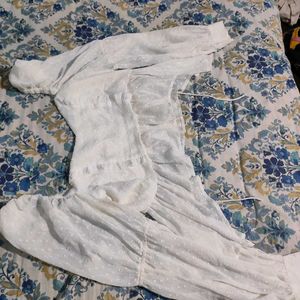 ⛔Sale⛔White Ruffle Top