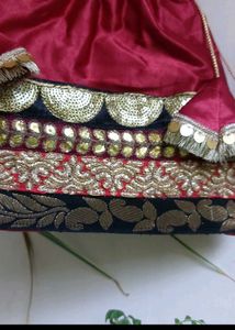 Ethnic Maroon Potli Bag