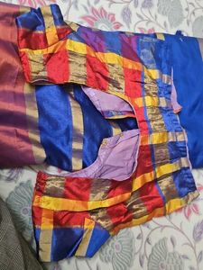 Elegant Blue Saree with blouse