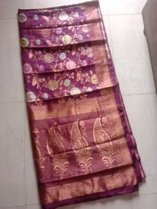 Wedding Saree With Matching Blouse